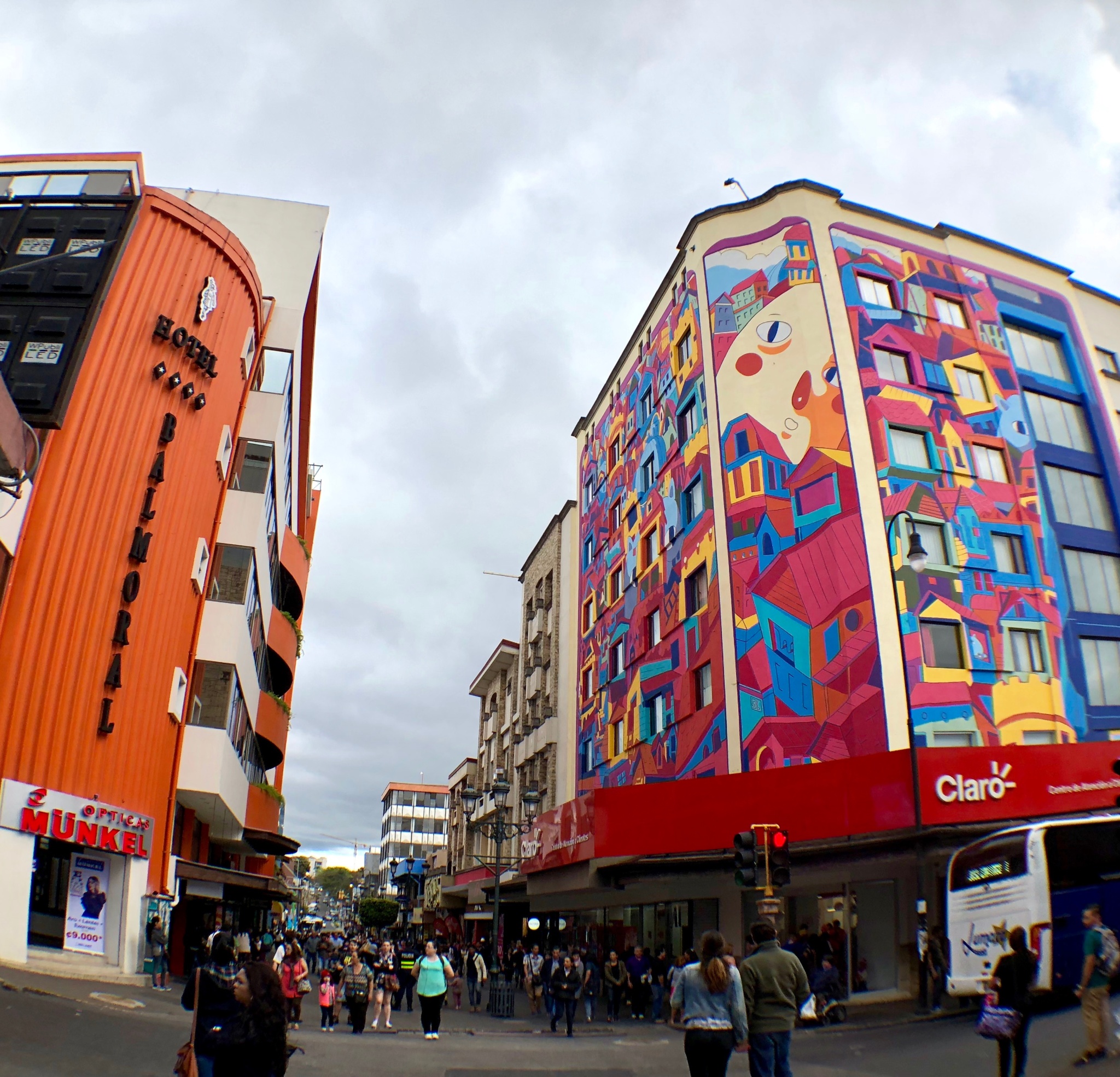 pedestrian mall in San Jose Costa Rica