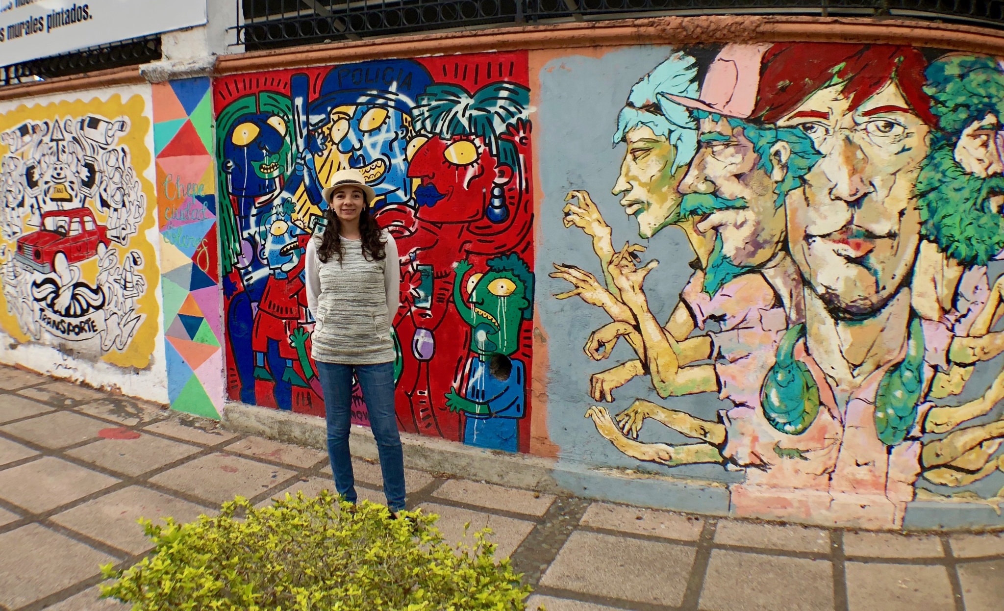 San José Costa Rica street art.