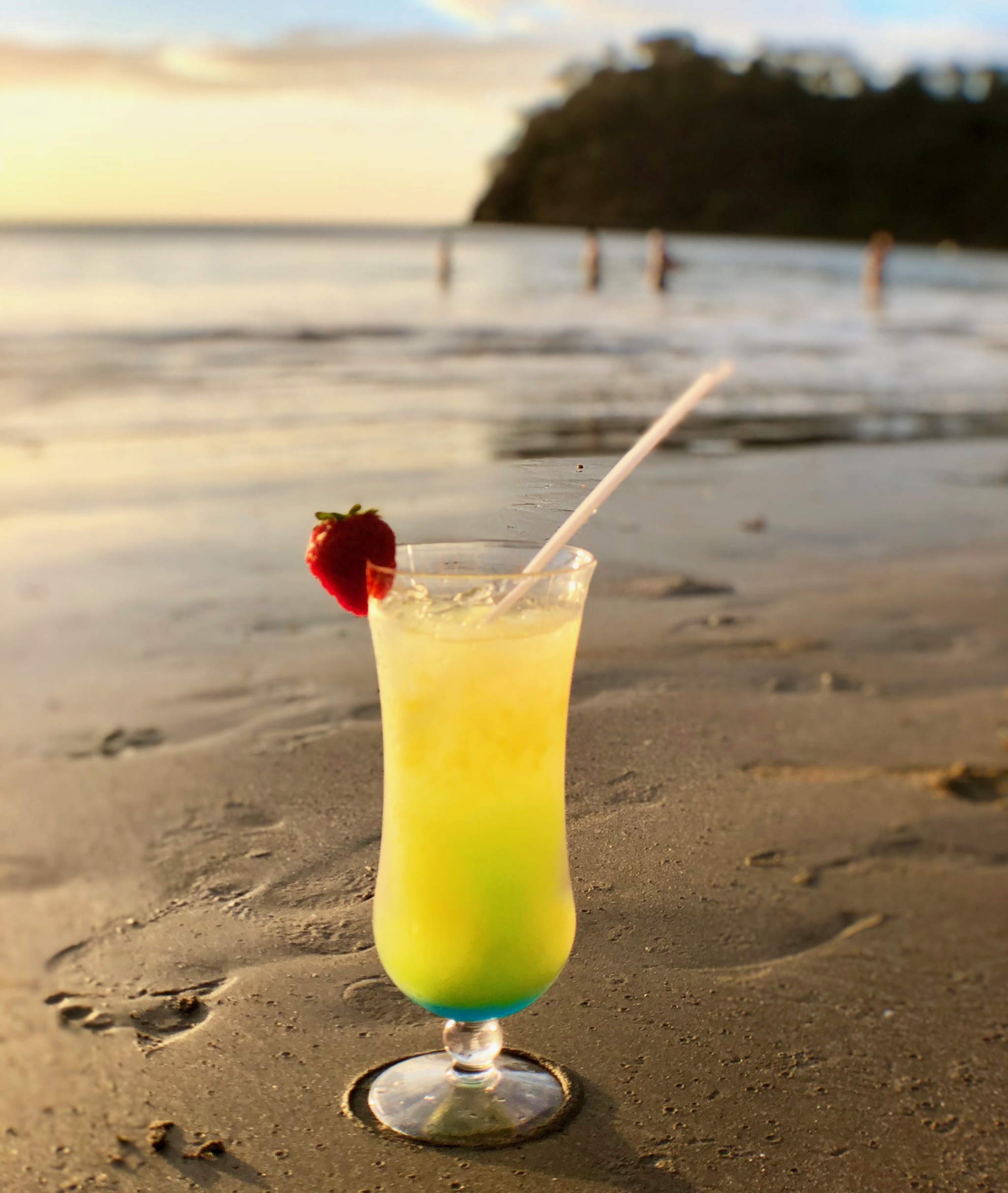 Cocktail at the beach at Dreams las Mareas costa Rica