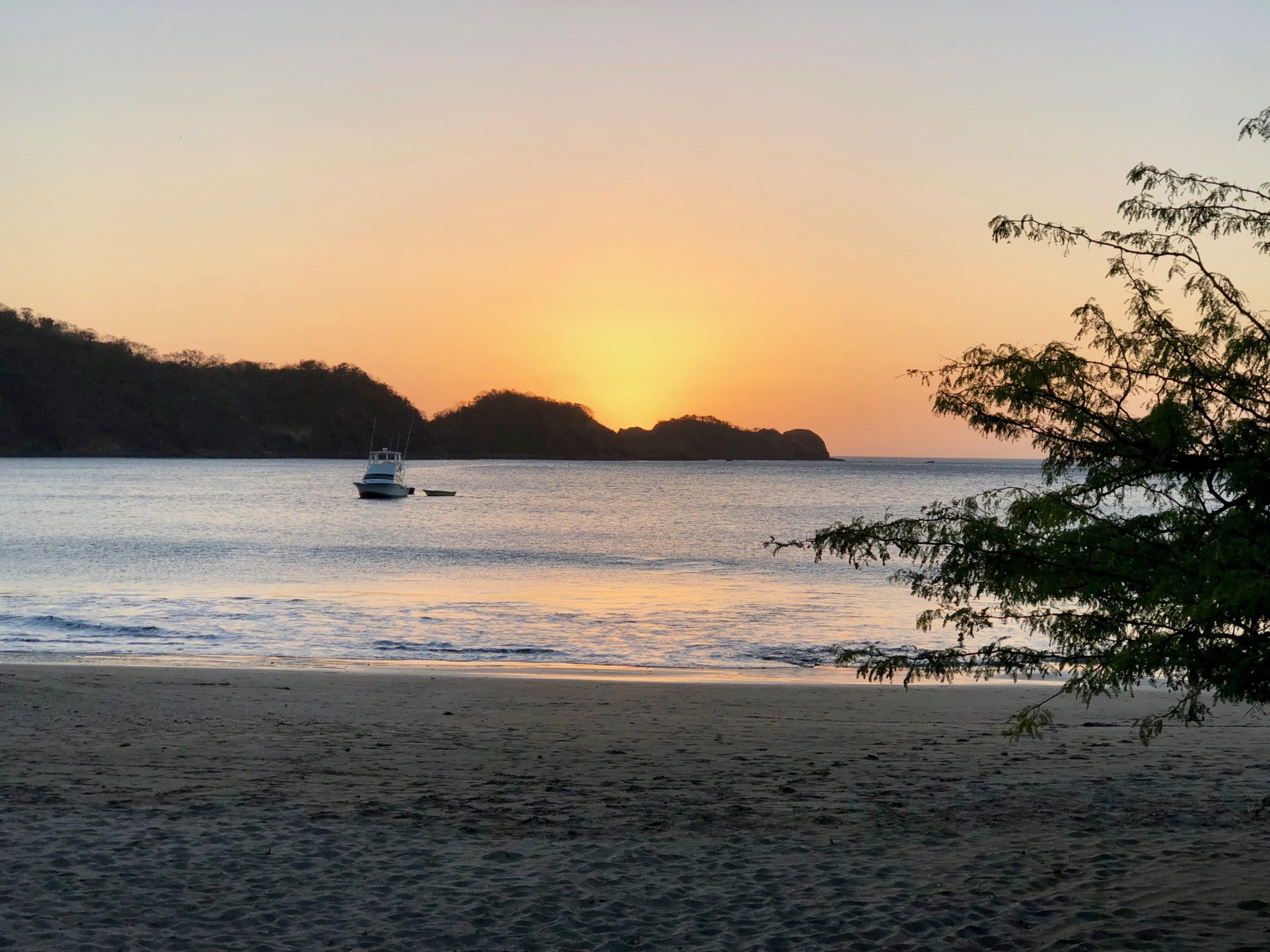 Sunset at El Jobo beach at Dreams Las Mareas Costa Rica