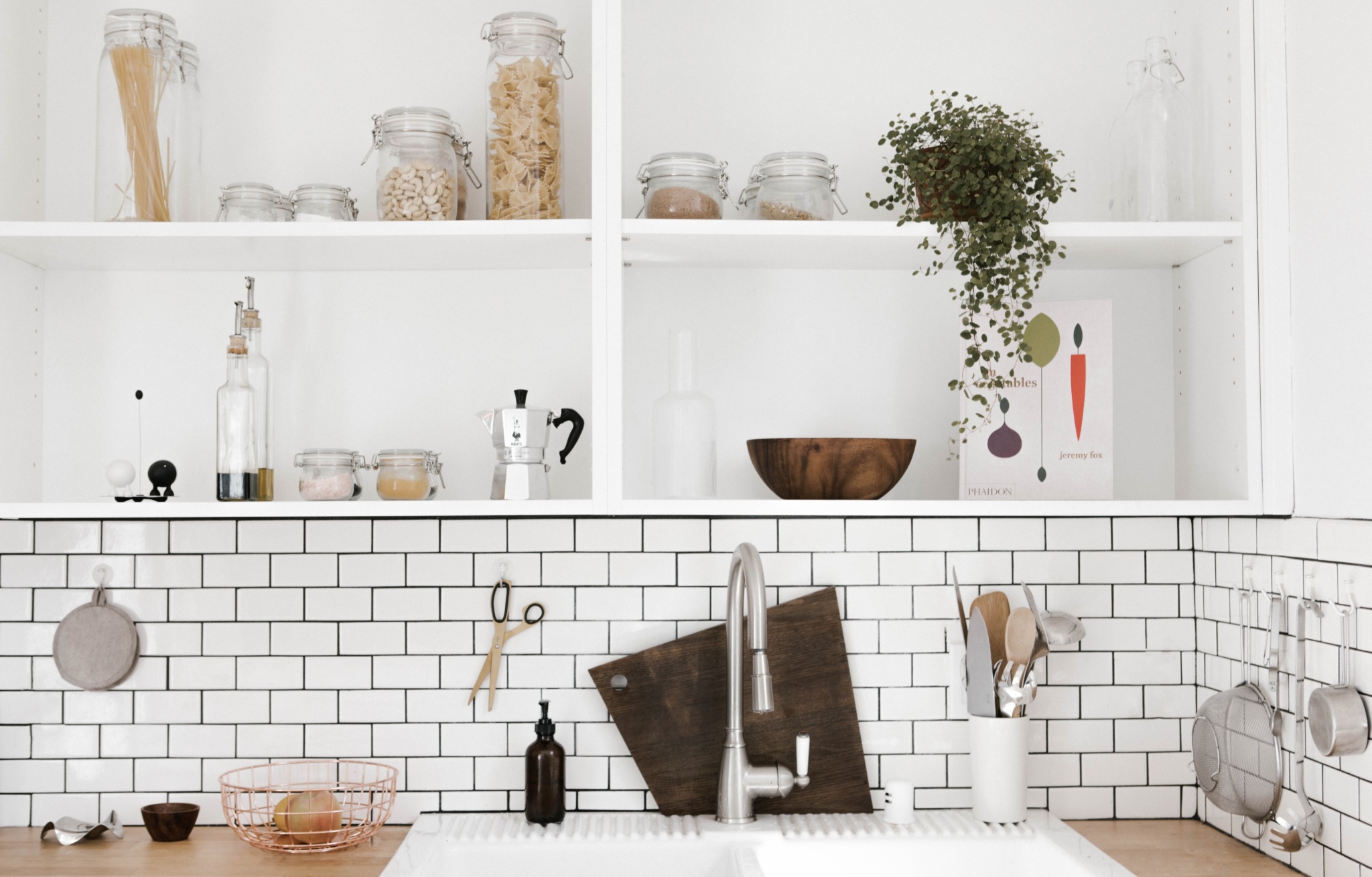 open kitchen shelves inspiration