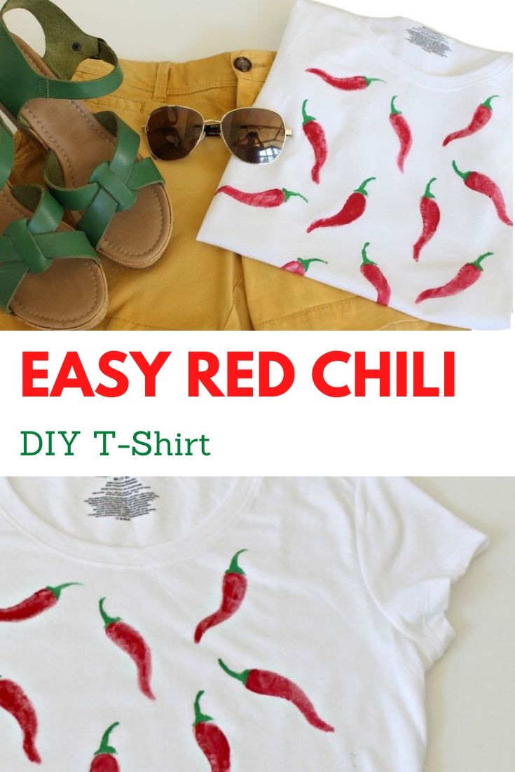 Easy Red Chili DIY T-Shirt