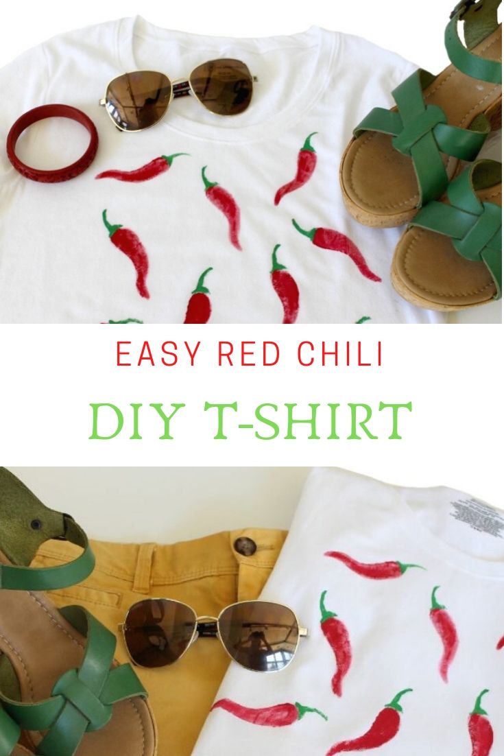 Easy Red Chili DIY T-Shirt