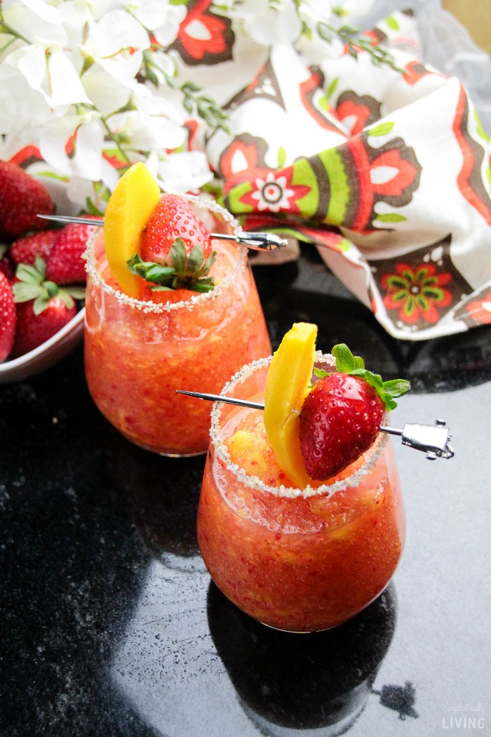 Mango-Strawberry-Whiskey-Margarita