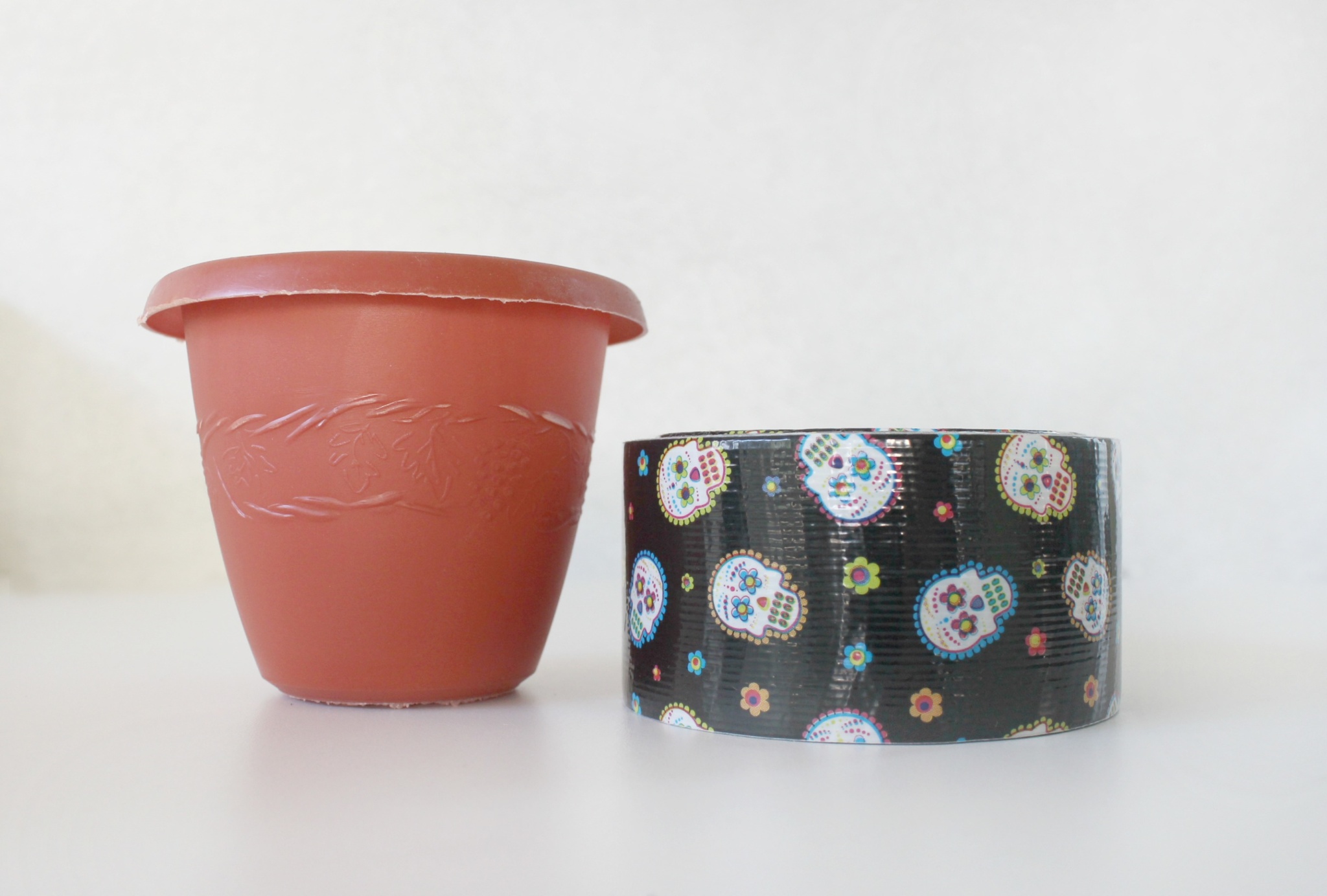 Sugar Skull Pots and Flowers Craft for Kids