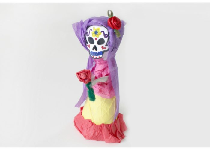 Day of the Dead DIY catrina craft for kids
