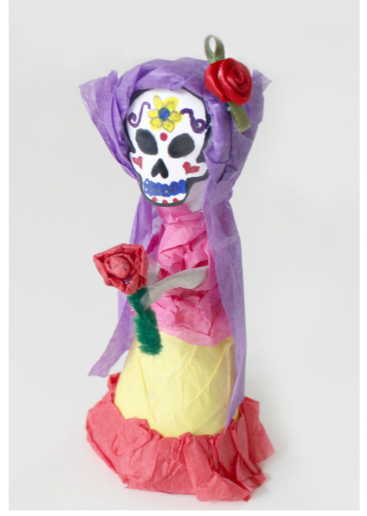 Day of the Dead DIY catrina craft for kids