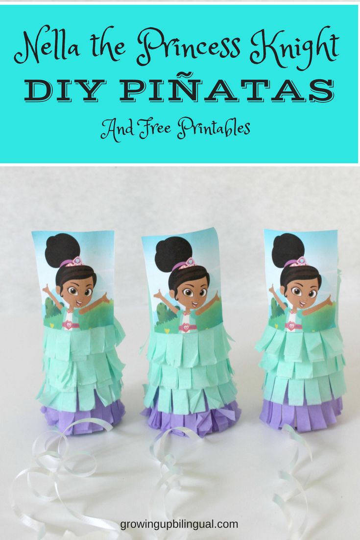 Nella the Princess Knight DIY Mini Piñatas