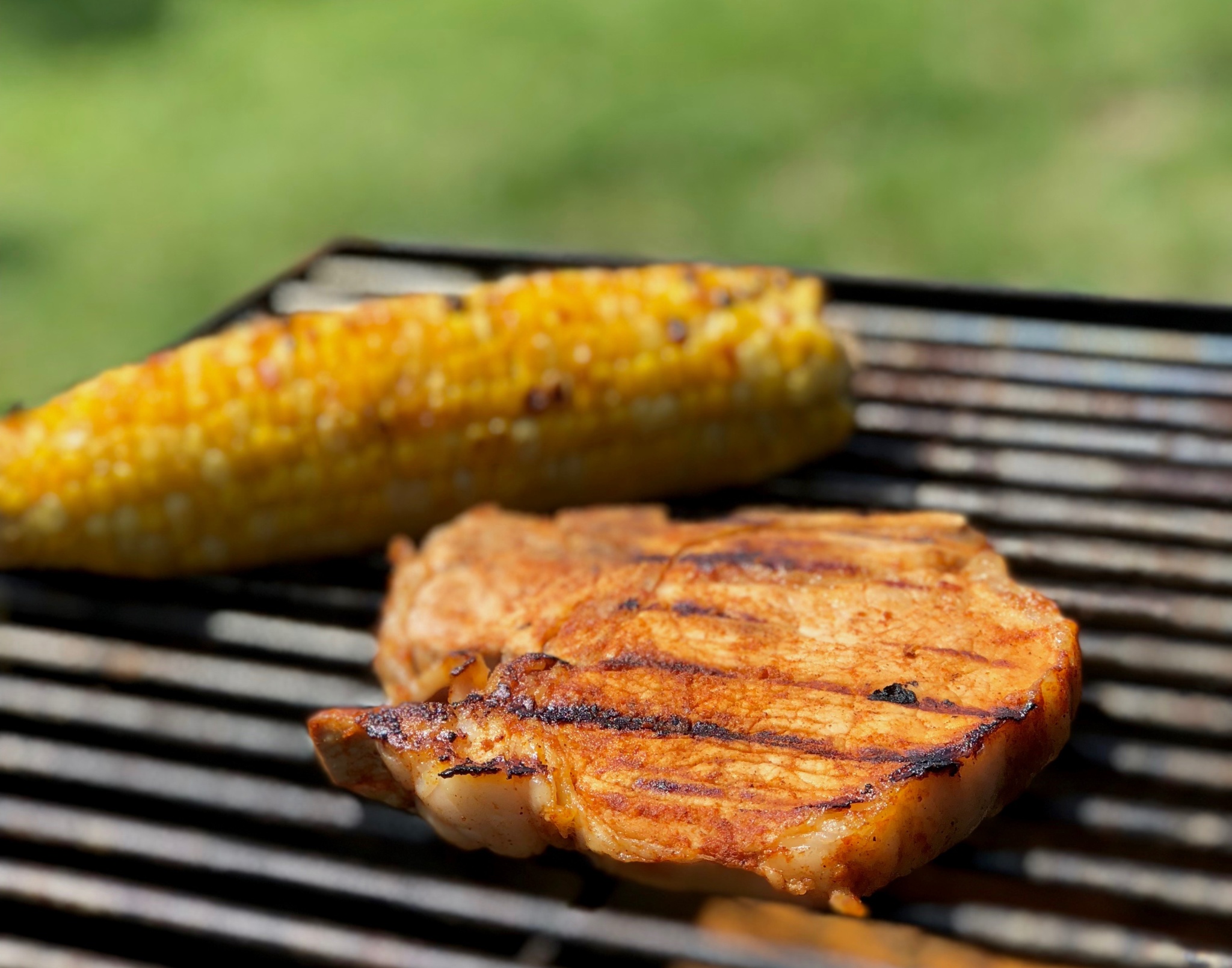 Chipotle Adobo Grilled Pork Chops With Cilantro Lime Chimichurri