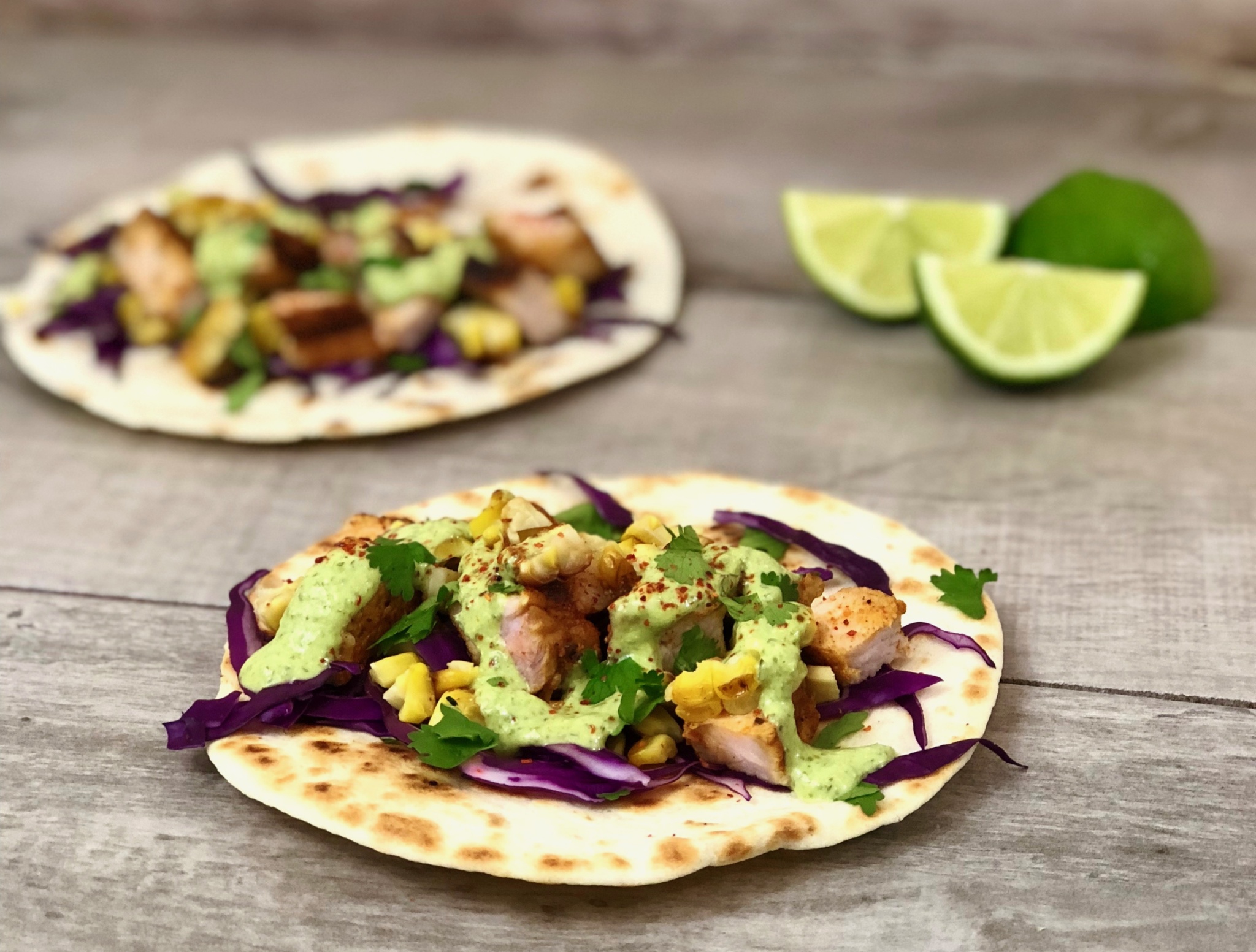 Chipotle Adobo Grilled Pork Tacos With Cilantro Lime Chimichurri