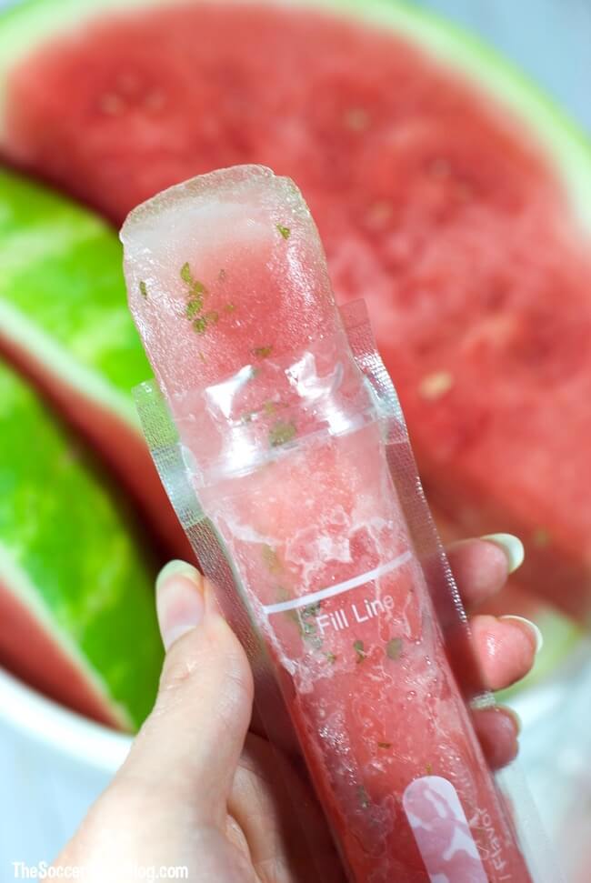 Watermelon Mojito Pops: Frozen cocktail dessert recipes