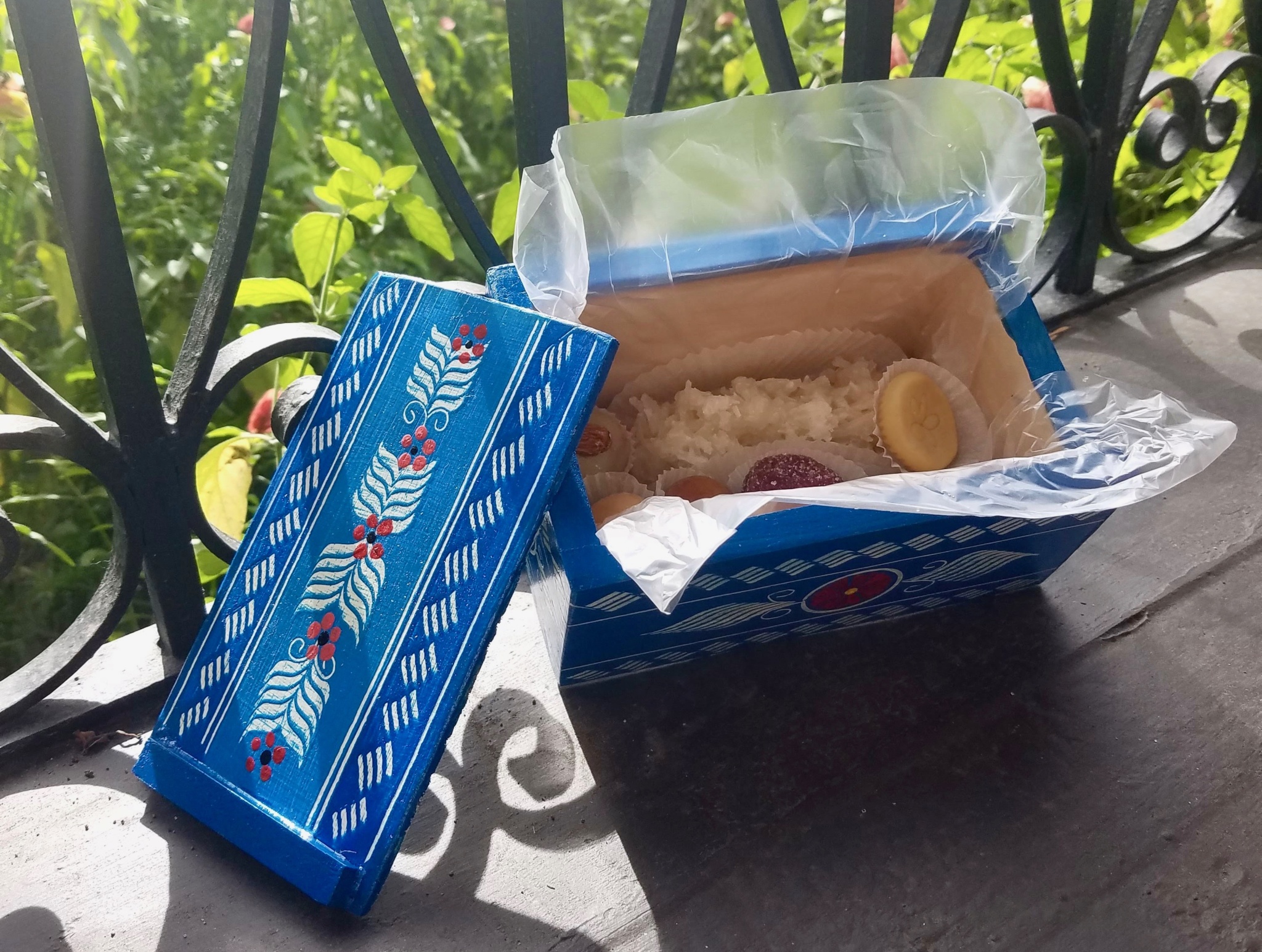 Open box of Guatemalan candy