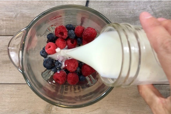 Nutritious Coconut Chia and Berry Nice Cream Parfaits