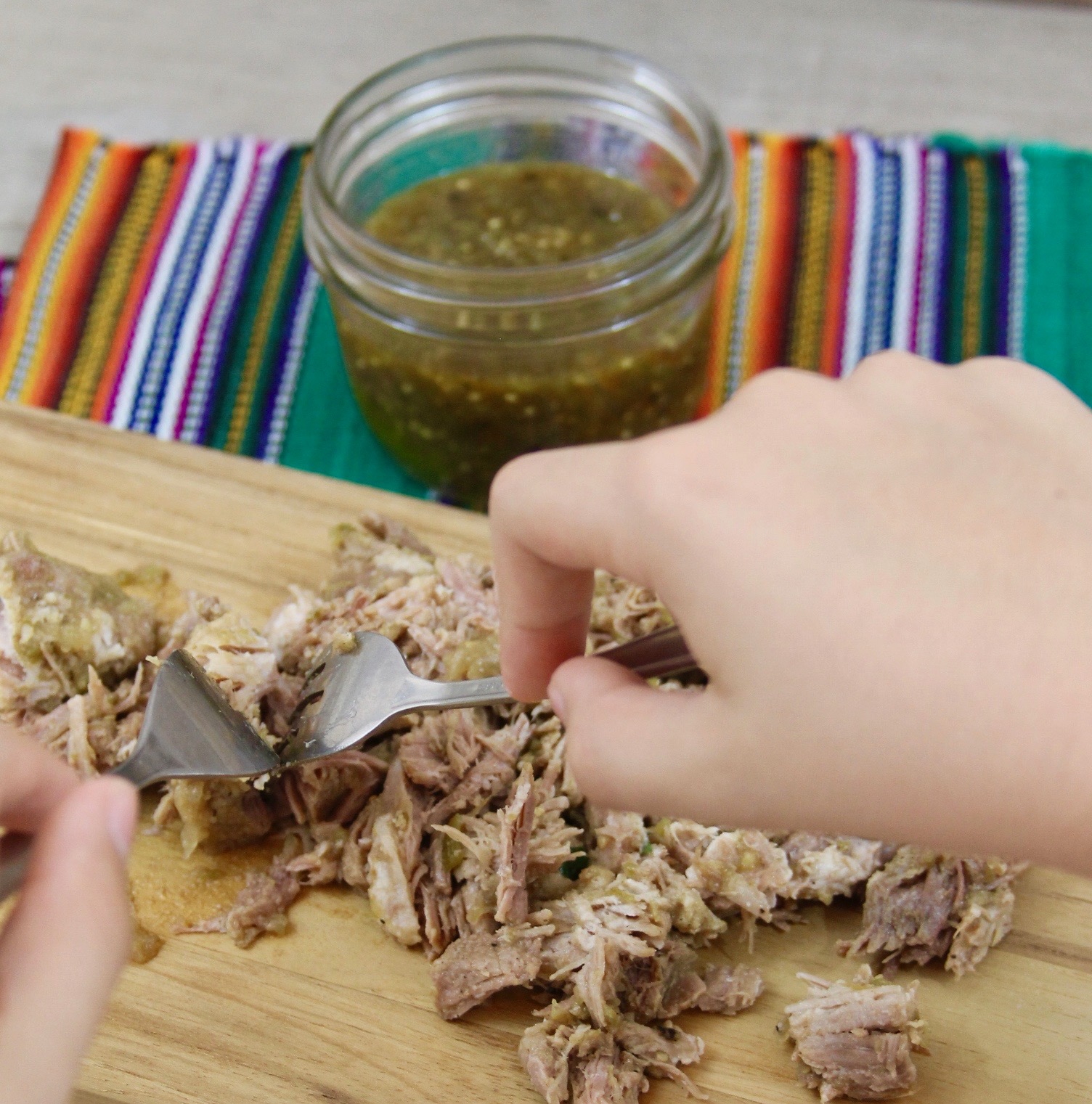 Instant Pot Tomatillo Pork Carnitas Taco Recipe