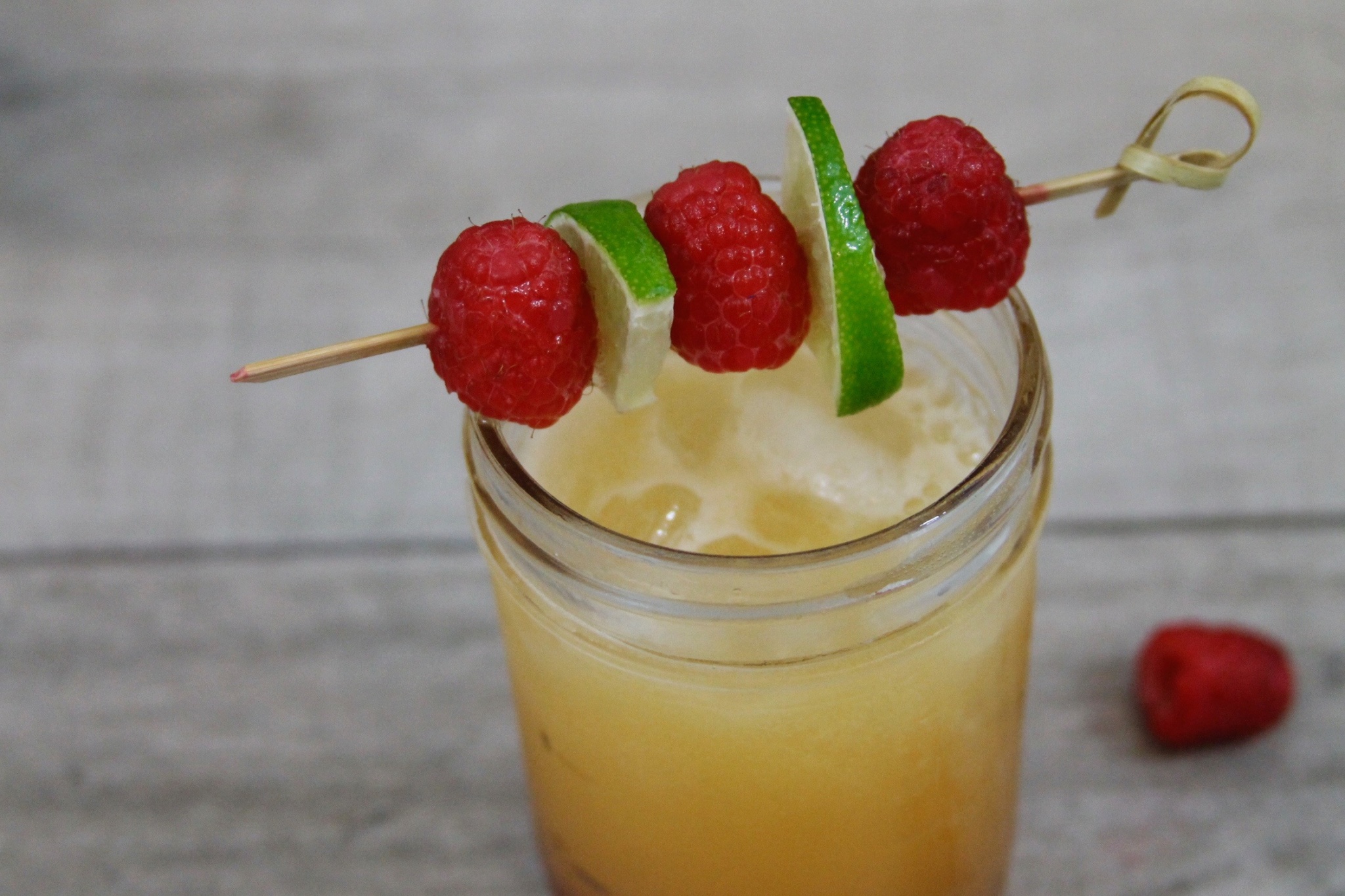 Raspberry Mango Sparkling Orangeade Recipe