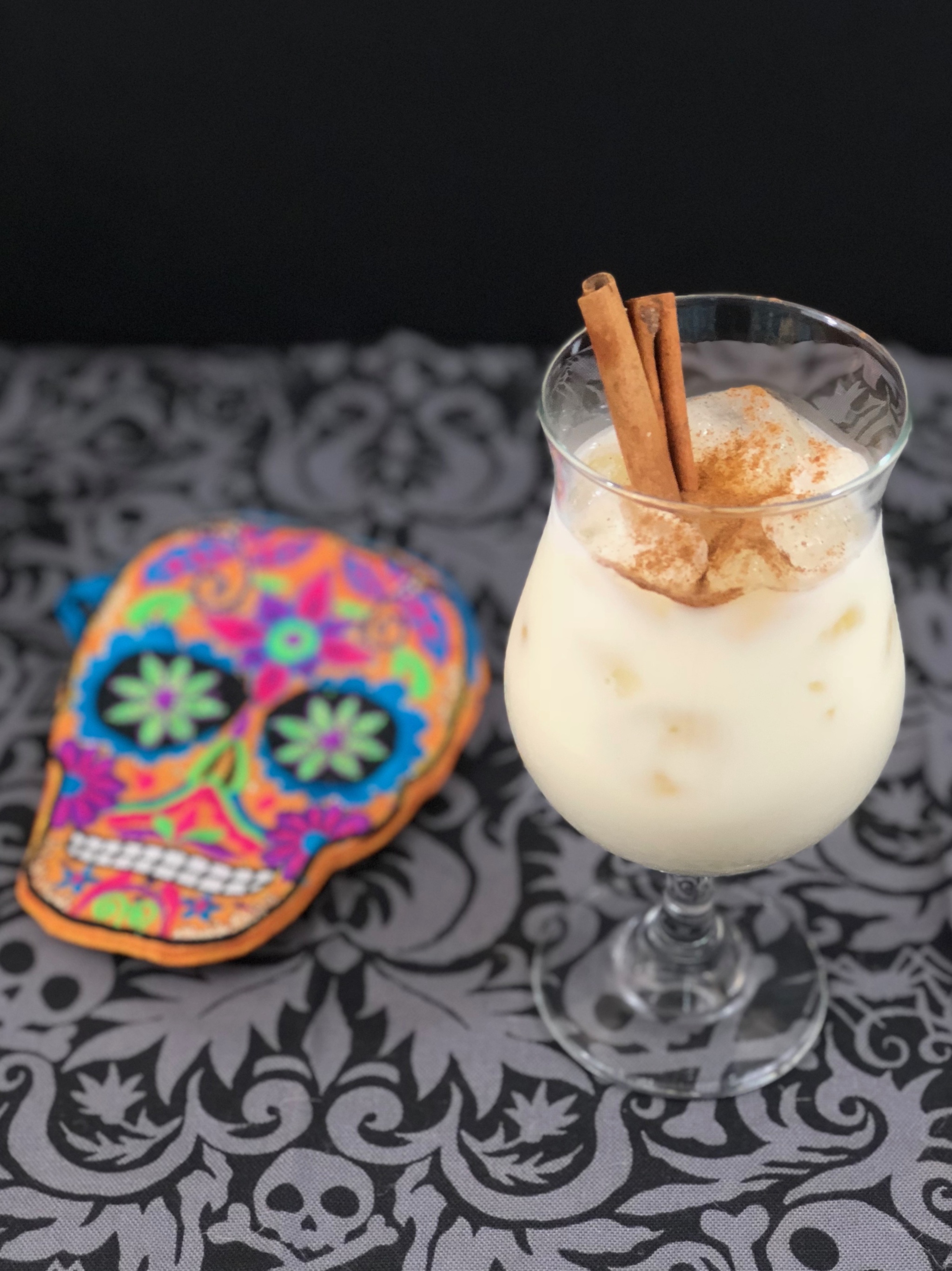 Spiked horchata cocktail