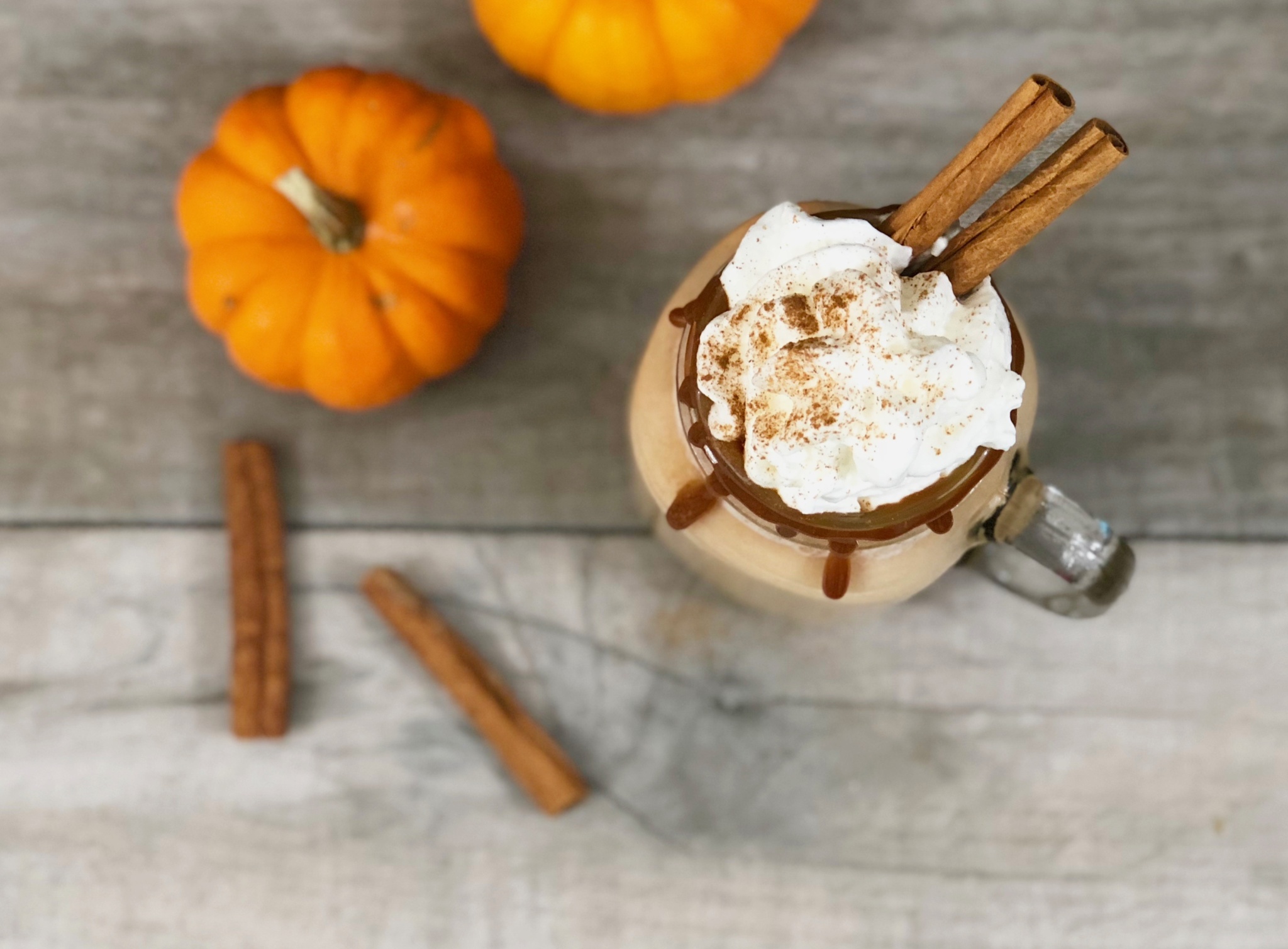 hot dulce de leche pumpkin horchata