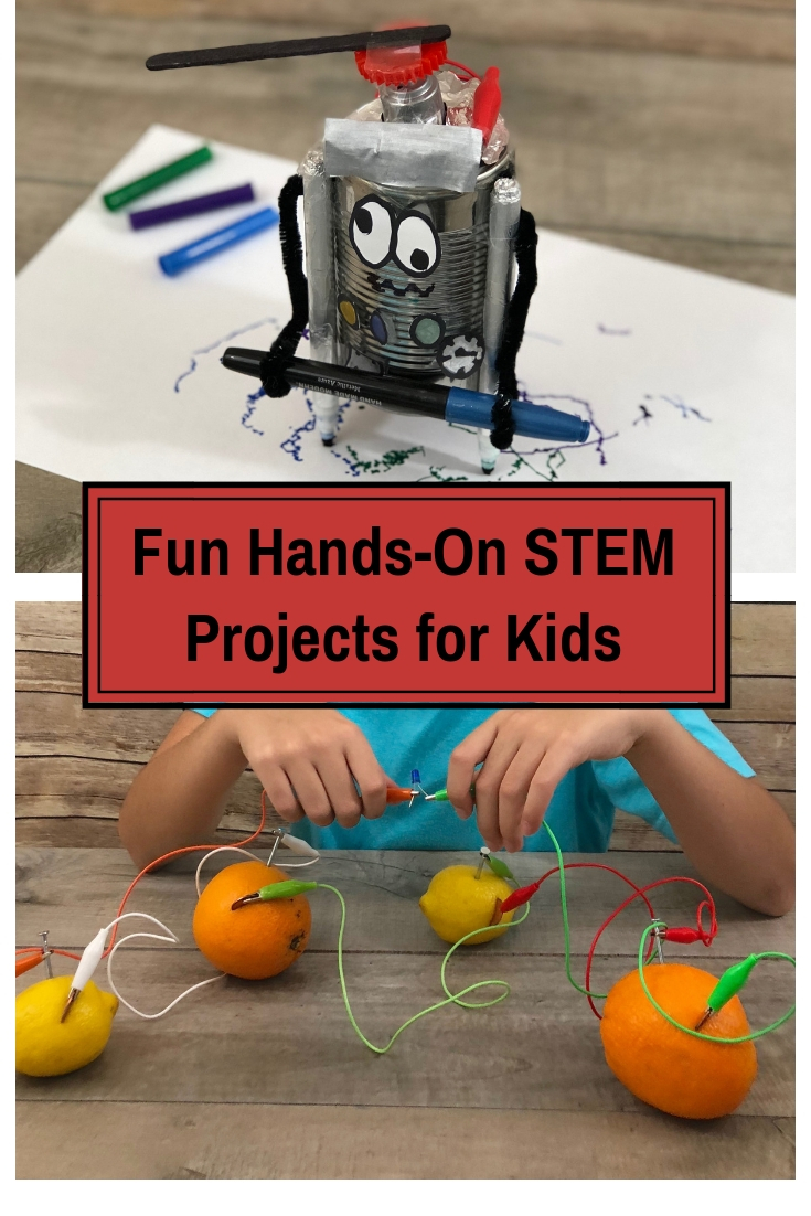 Fun and easy hands on STEM projects for kids