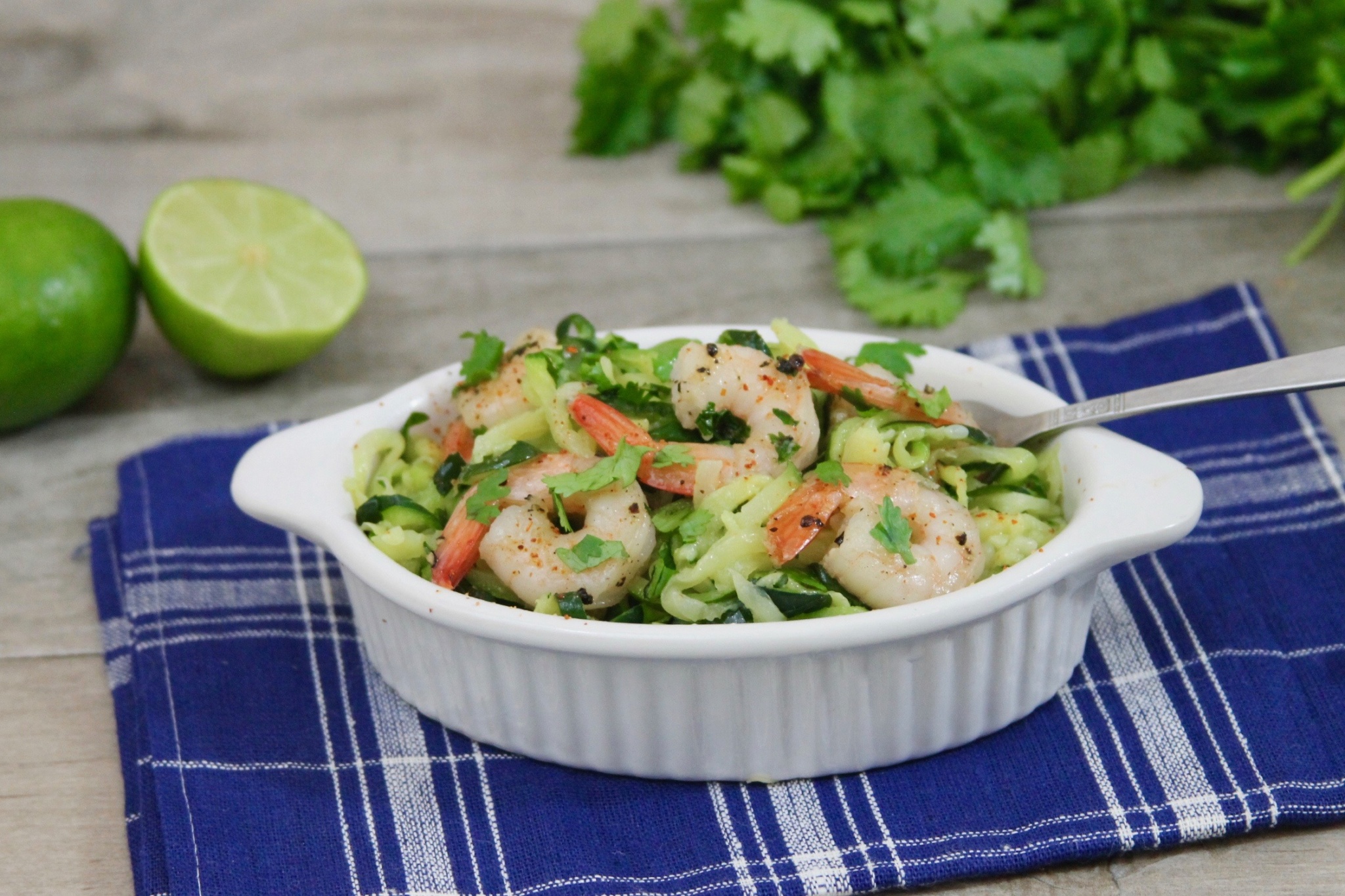 zucchini chipotle shrimp scampi