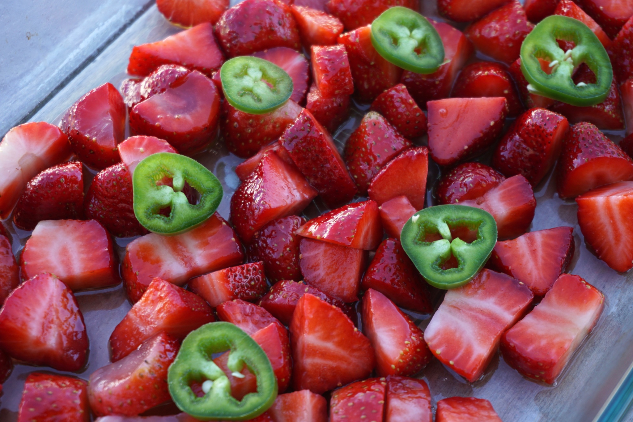 Brie and Strawberry Jalapeno Quesadillas