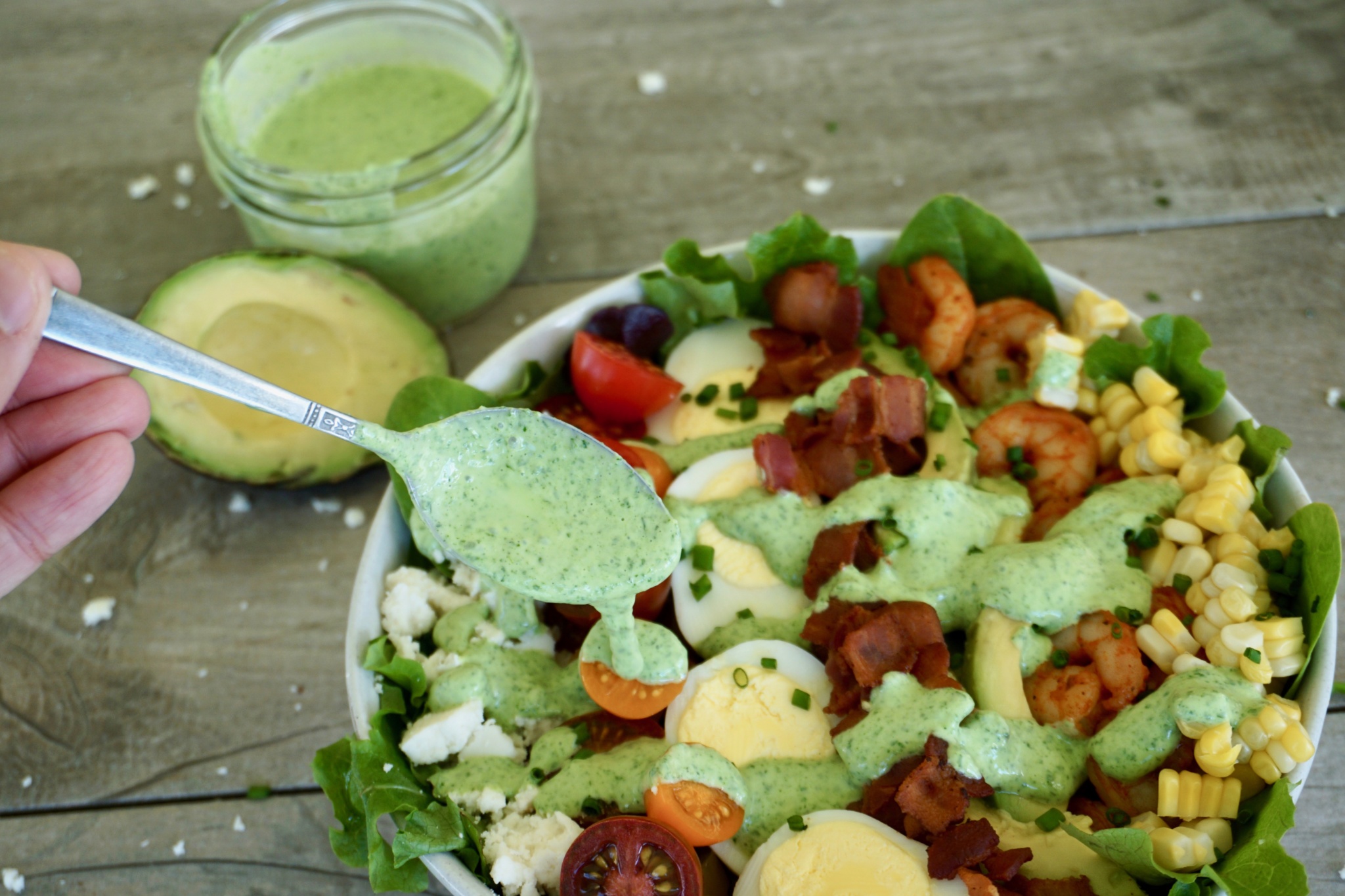 Chipotle Shrimp Cobb Salad