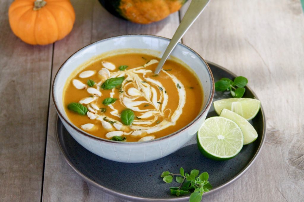 Acorn Squash Pumpkin Soup