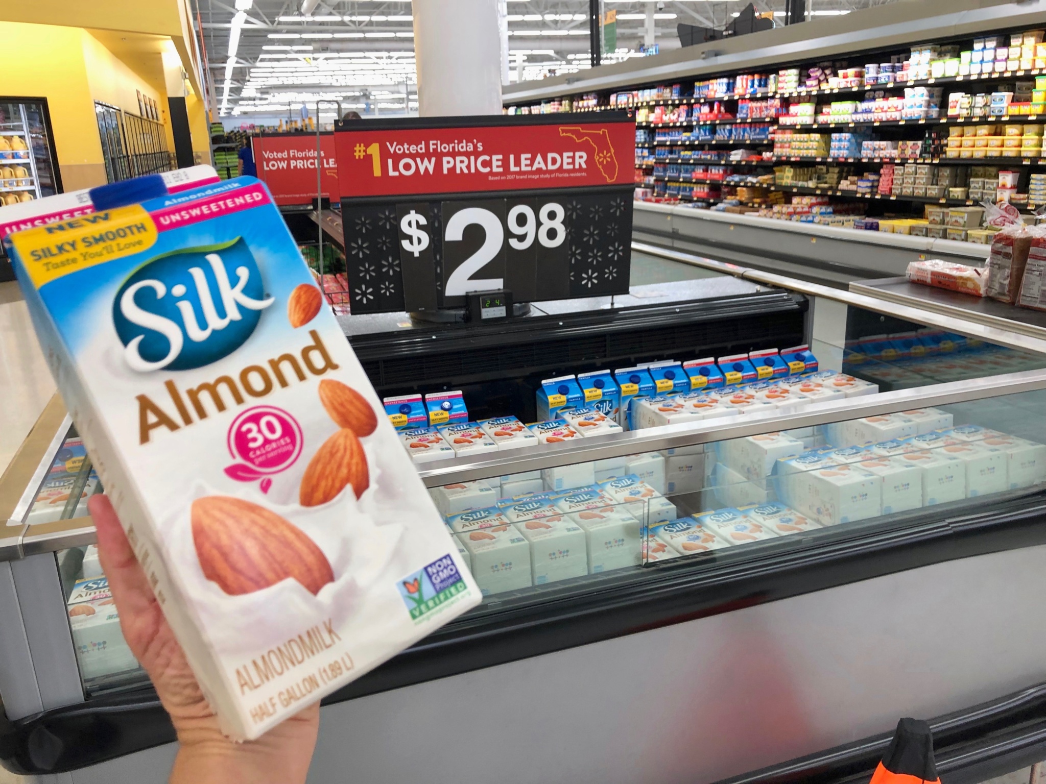 Silk Almondmilk at Walmart