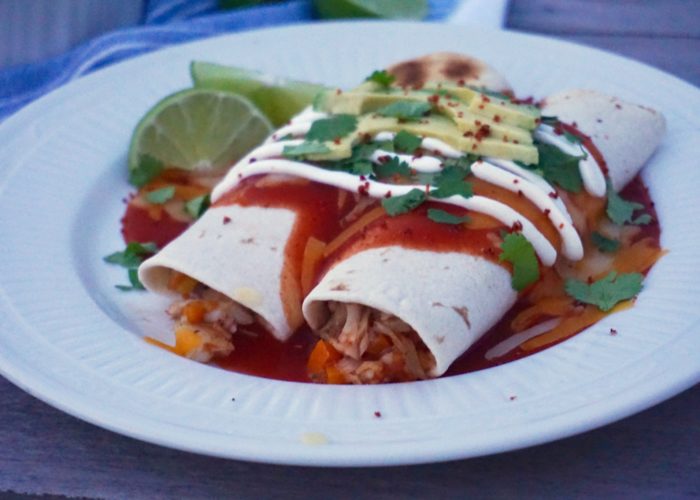 Chipotle Fish Enchiladas