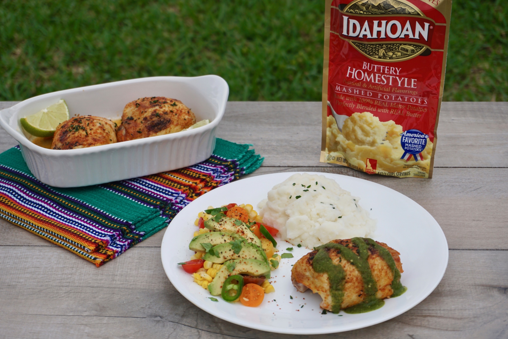 Easy Dinner With Idahoan Mashed Potatoes