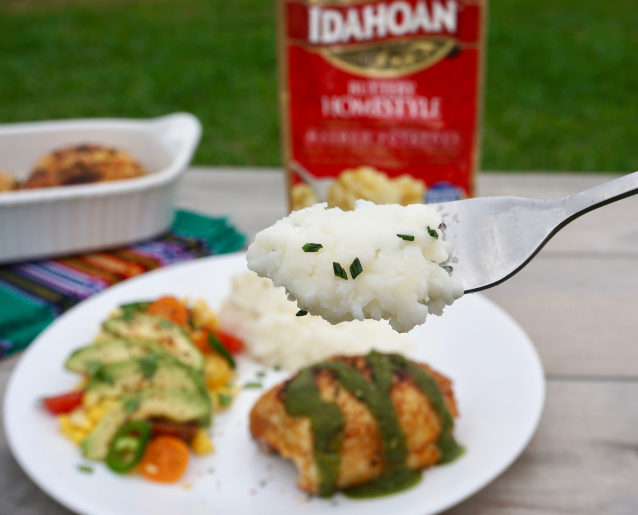 Easy Dinner With Idahoan Mashed Potatoes