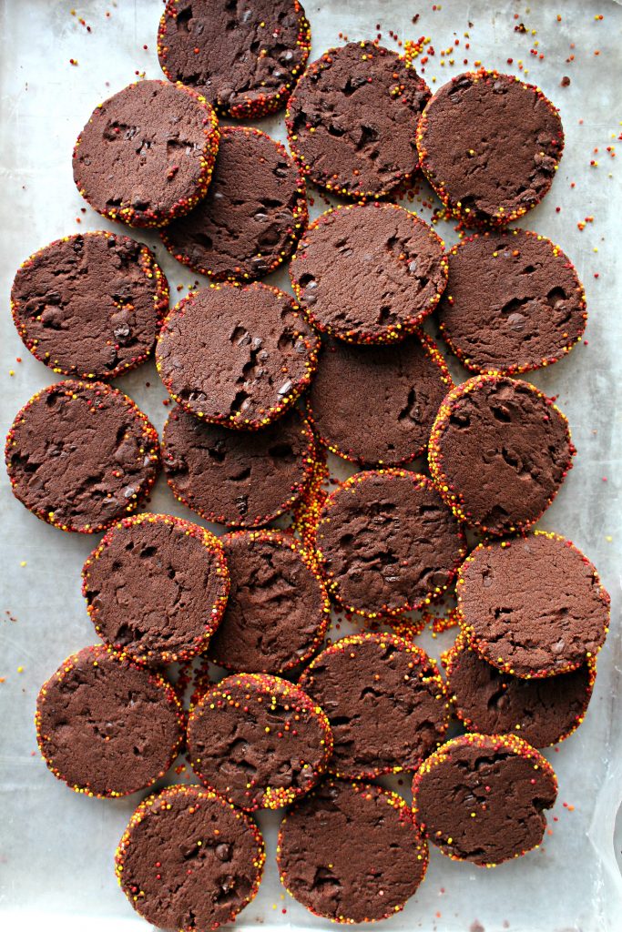 Spiced Chocolate Shortbread Cookies, spicy dishes for Valentine's