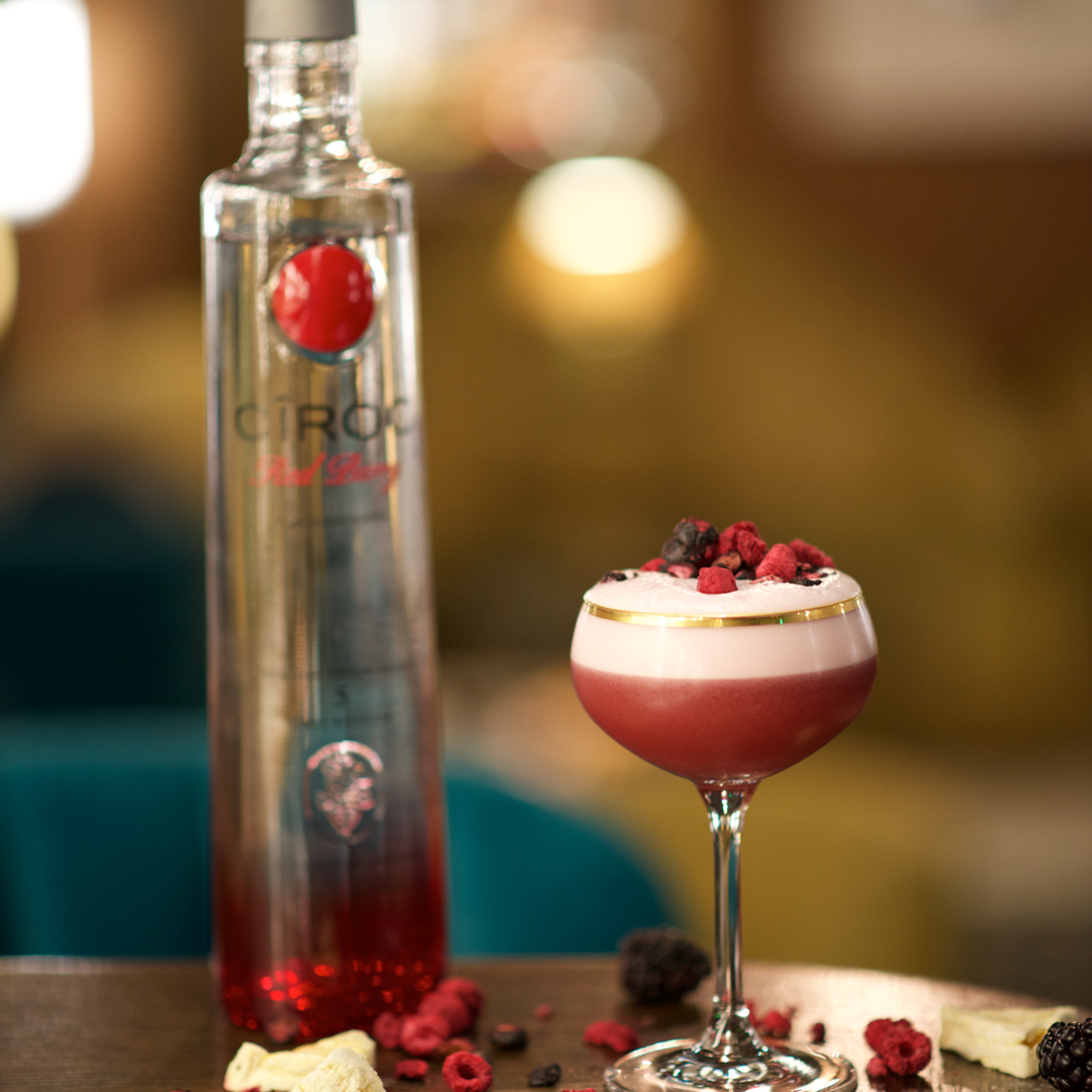 Red Berries and Vodka Cocktail Recipe