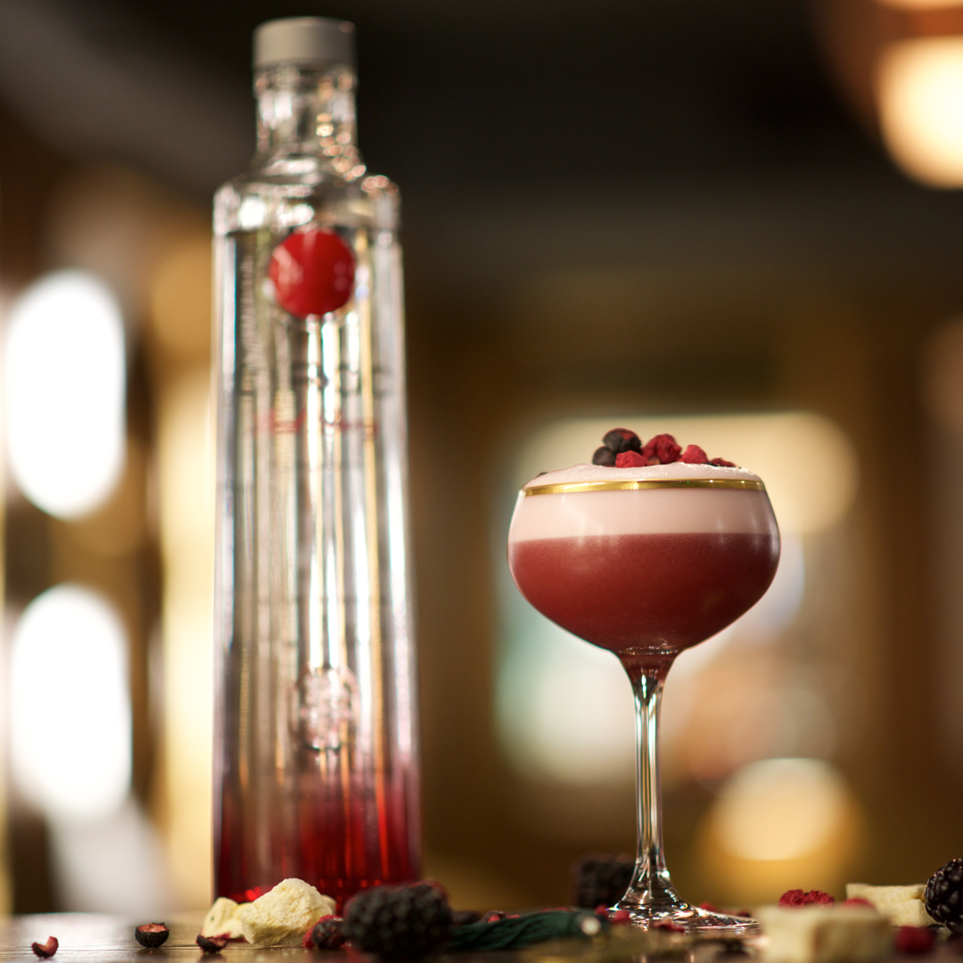 Red Berries and Vodka Cocktail Recipe