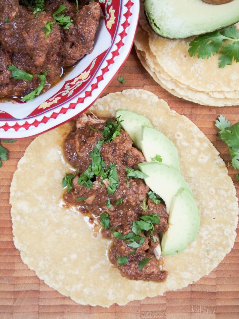 Slow cooker chicken mole recipe