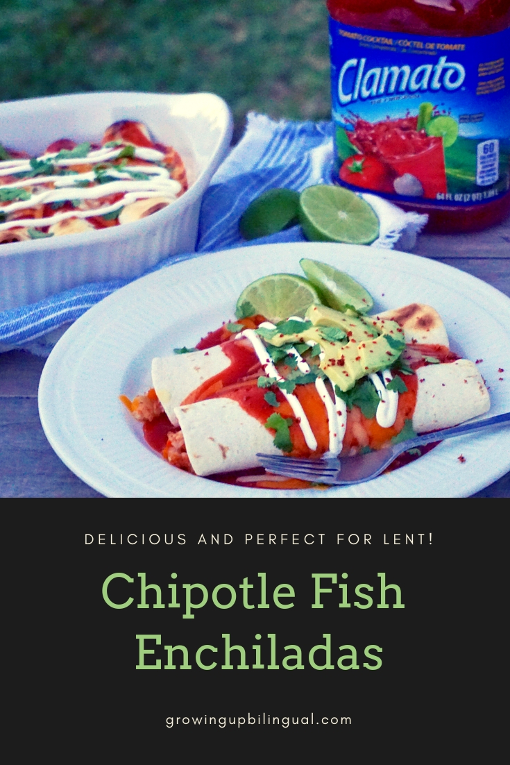 These chipotle fish enchiladas are so delicious and perfect for lent. 
