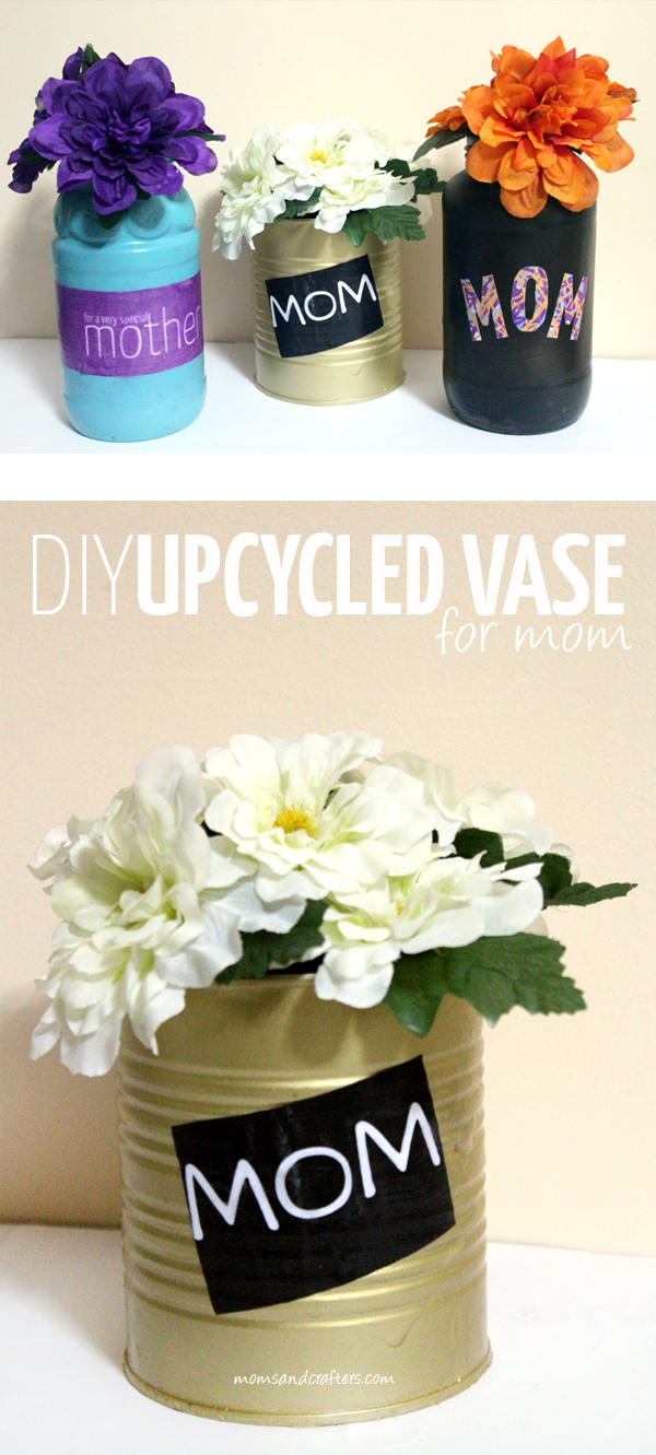 DIY Mothers Day Vase and lots of other adorable and easy Mother's day craft for kids
