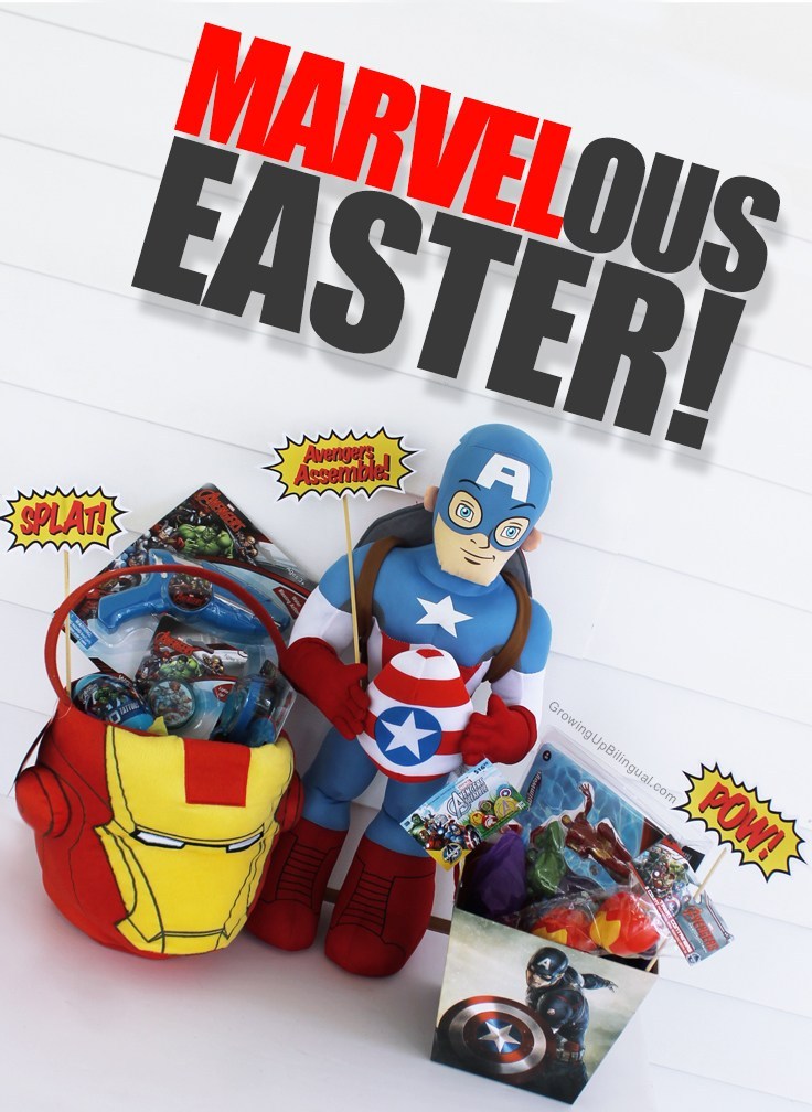 Marvel Easter basket and lots of fun Easter basket ideas for boys