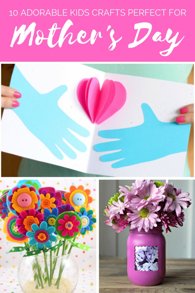 10 Adorable Mother's Day Crafts for Kids