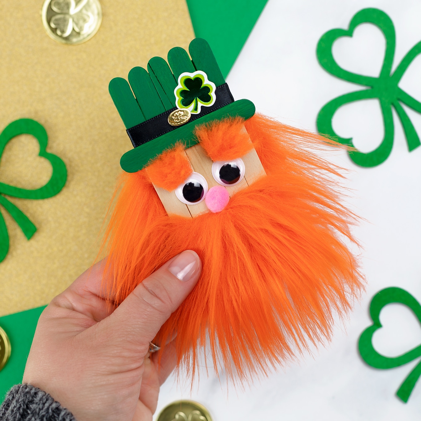 St Patrick's Day Hat DIY - Red Ted Art - Kids Crafts