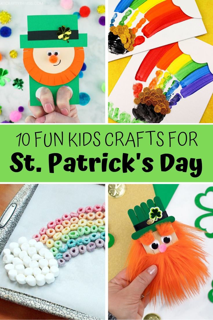 St. Patrick's Day Pot of Gold Craft  Construction paper crafts, St  patricks day crafts for kids, St patrick's day crafts