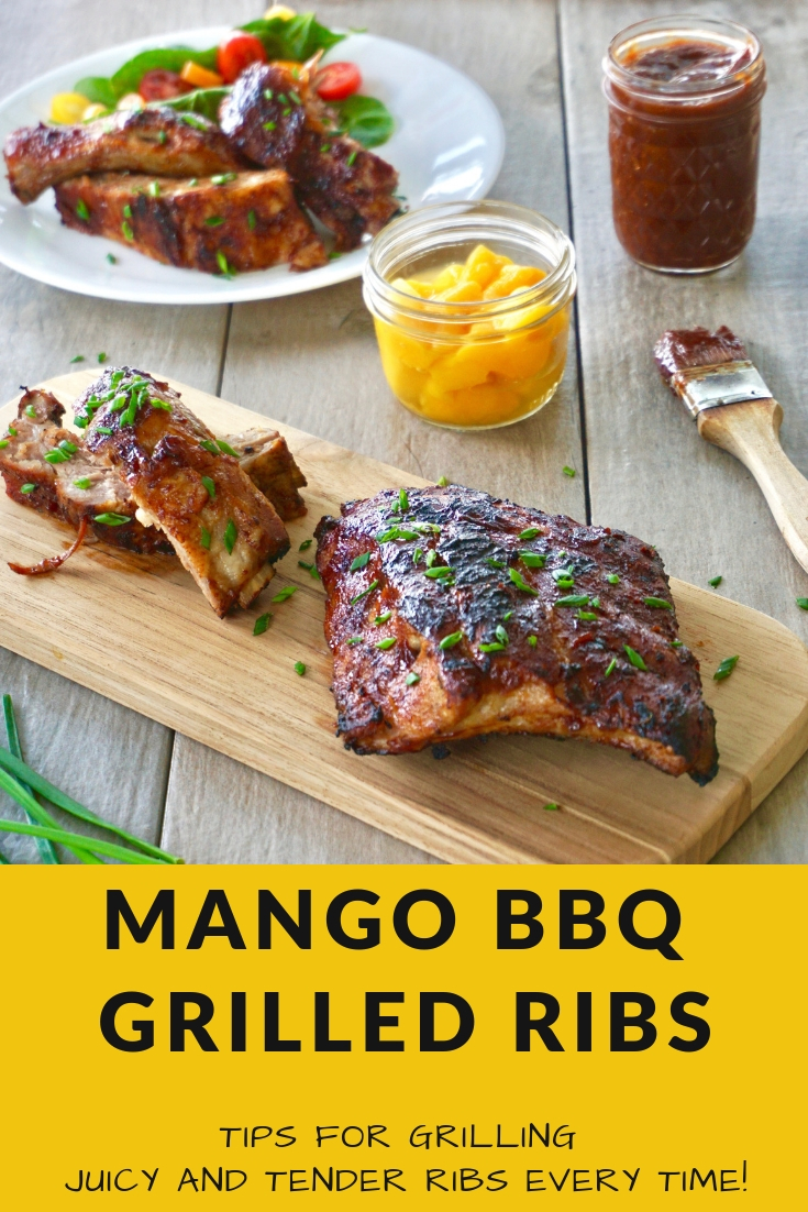 Juicy and Tender Mango BBQ Grilled Ribs