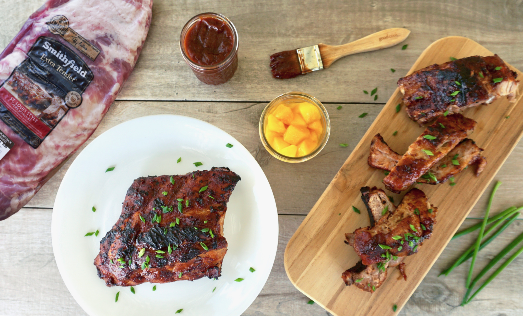 Juicy and Tender Mango BBQ Grilled Ribs