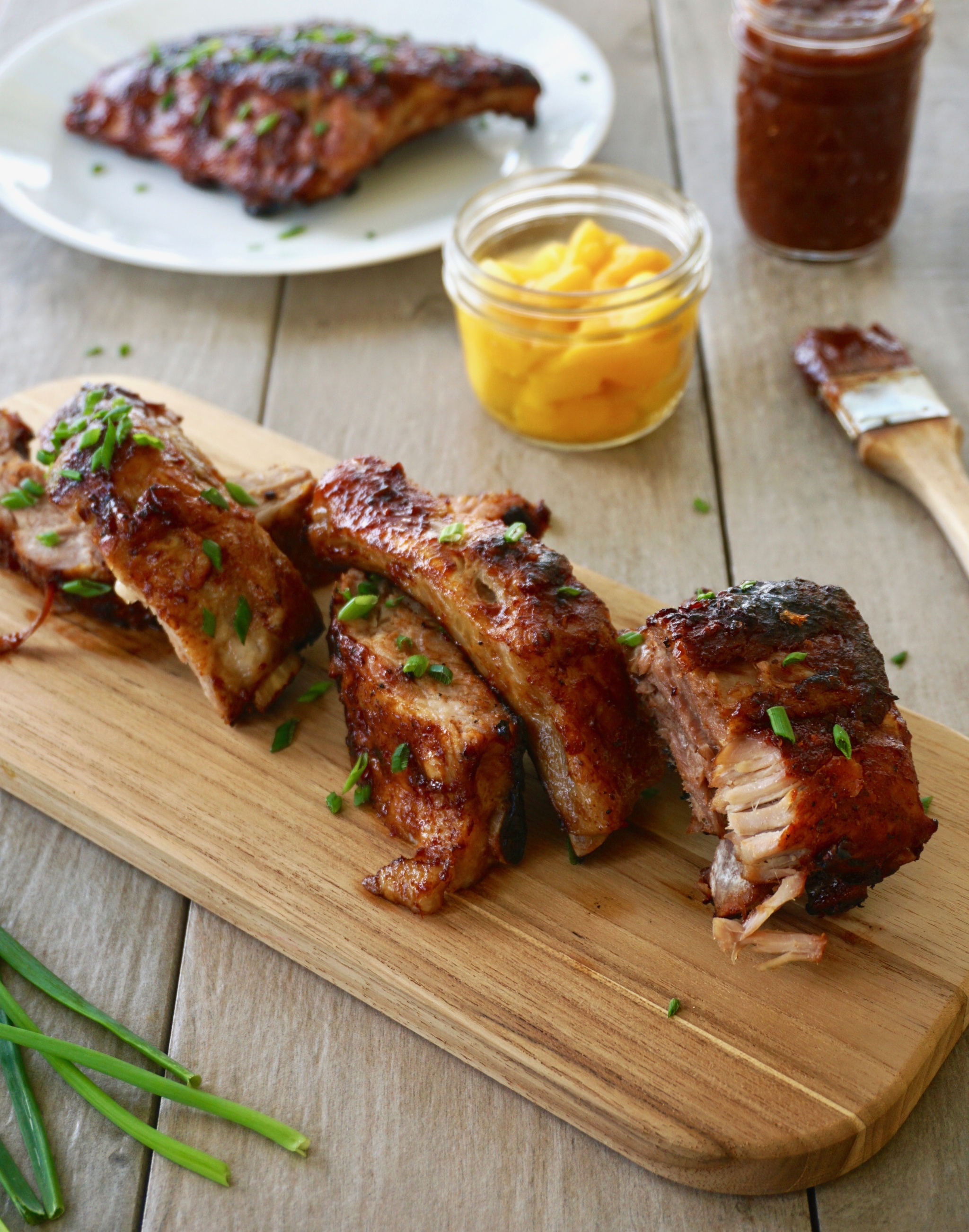 Juicy and Tender Mango BBQ Grilled Ribs