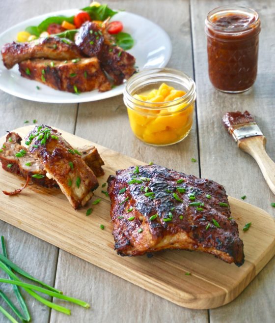 Juicy and Tender Mango BBQ Grilled Ribs