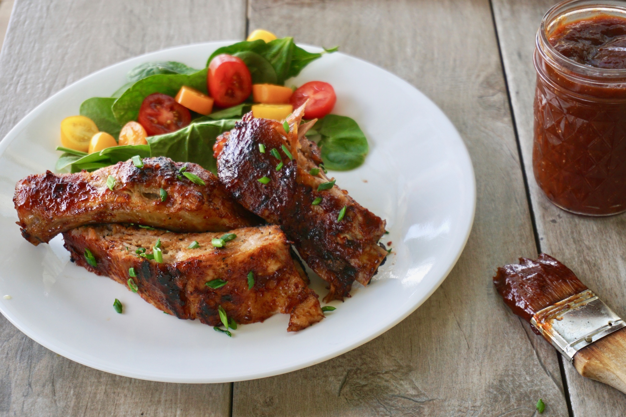 Juicy and Tender Mango BBQ Grilled Ribs