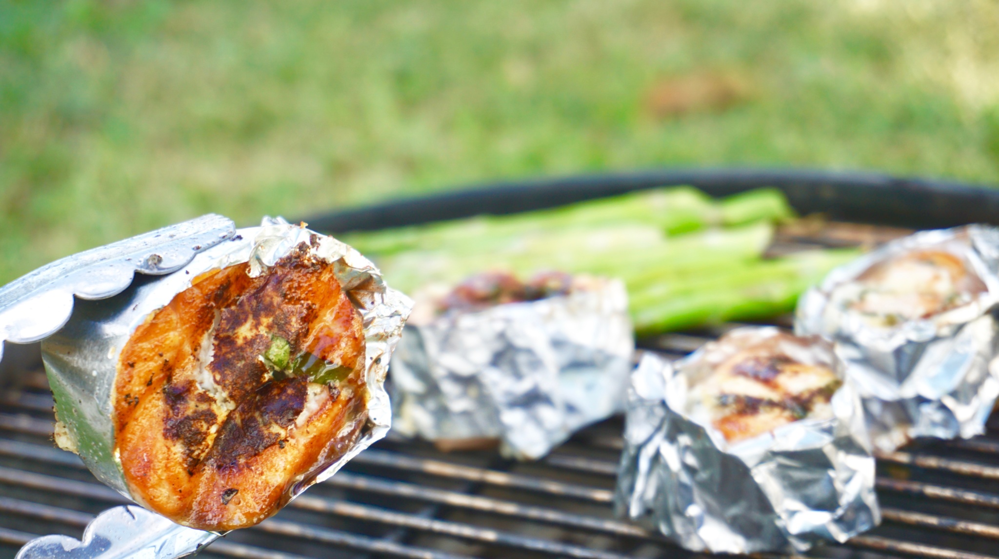 Grilled Chipotle Salmon Roulade