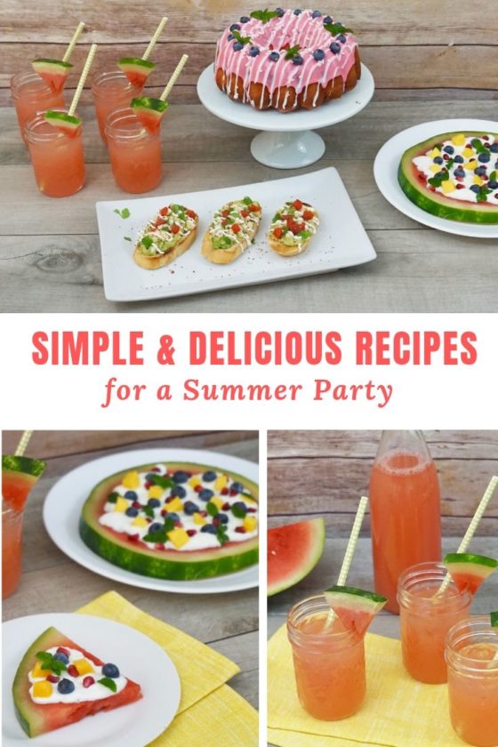 Simple and Delicious Recipes for a Backyard Summer Party