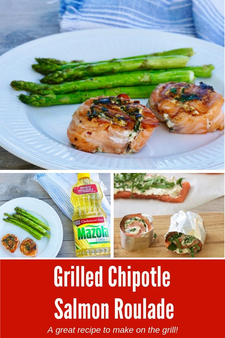 Grilled Chipotle Salmon Roulade