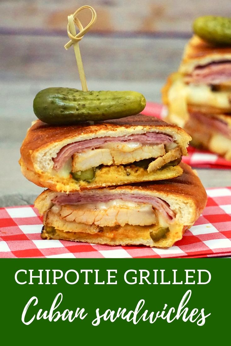 Grilled Chipotle Cuban Sandwiches