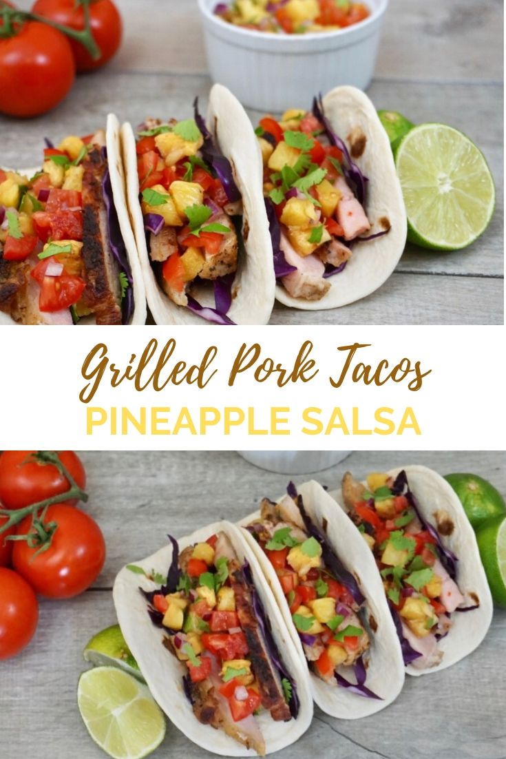Grilled Pork Tacos With Pineapple Salsa